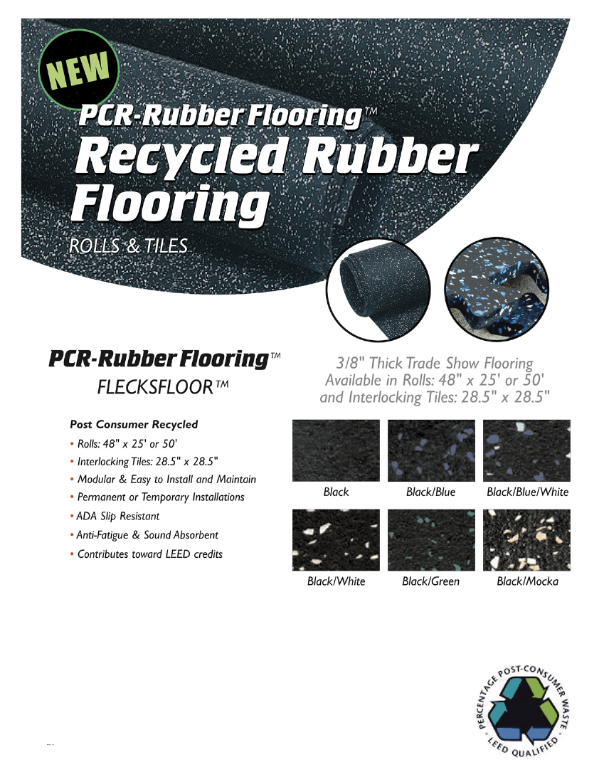 PCR Rubber Flooring