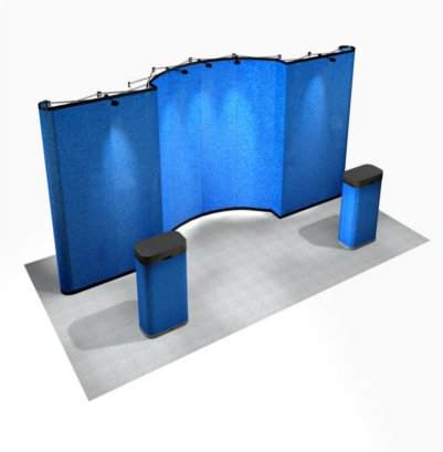 20' Pop Up Trade Show Display Exhibits